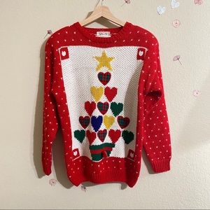 VTG Talbots - Ramie/Cotton Blend Christmas Sweater